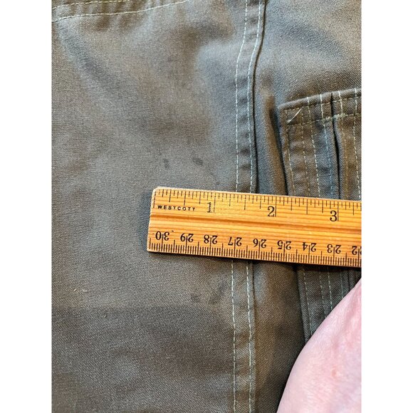 USAF Flight Suit Coveralls Mens 36S Green Summer Pink Skull Patch Silver Stars - Picture 6 of 16